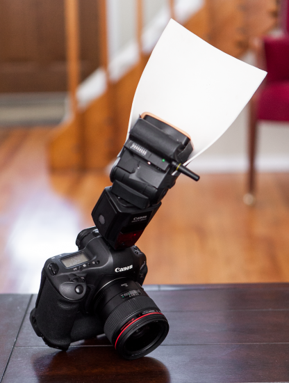 Black Foam Flash Modifier