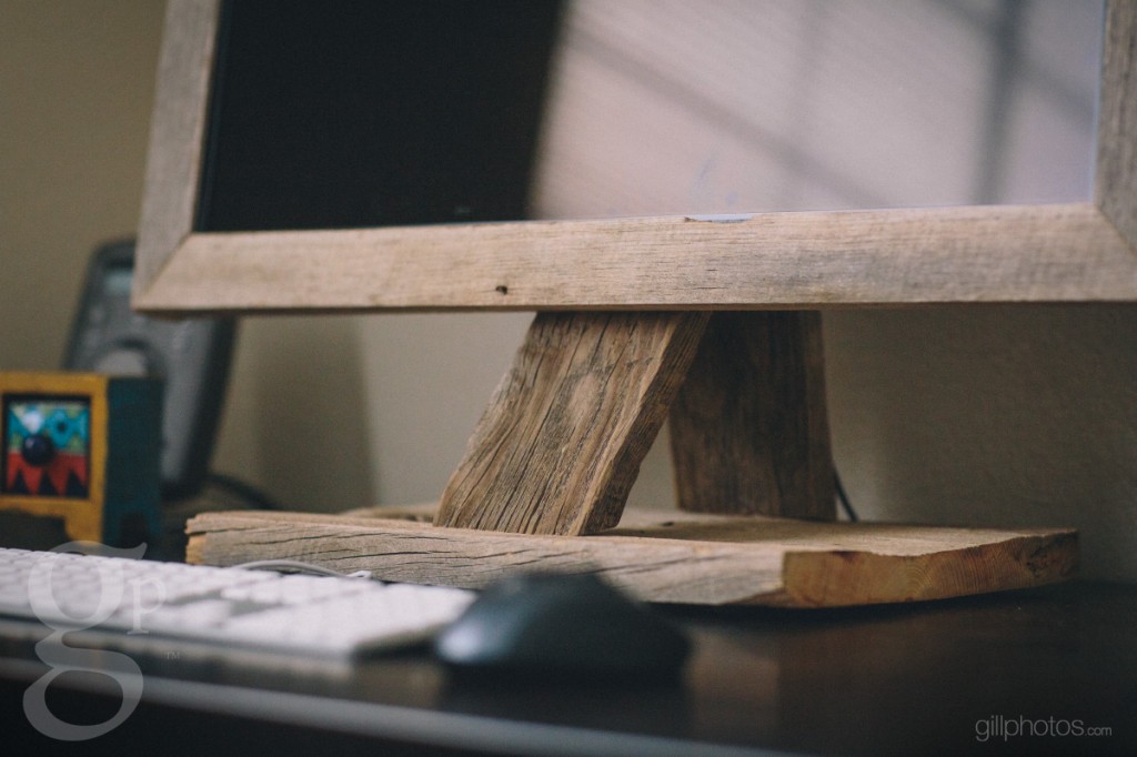 Barnwood Computer Monitor