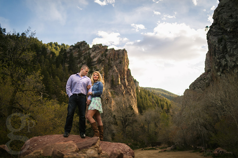 Engagement photos in Eldorado Springs