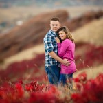 Red Rocks Engagement Session with Fall Colors