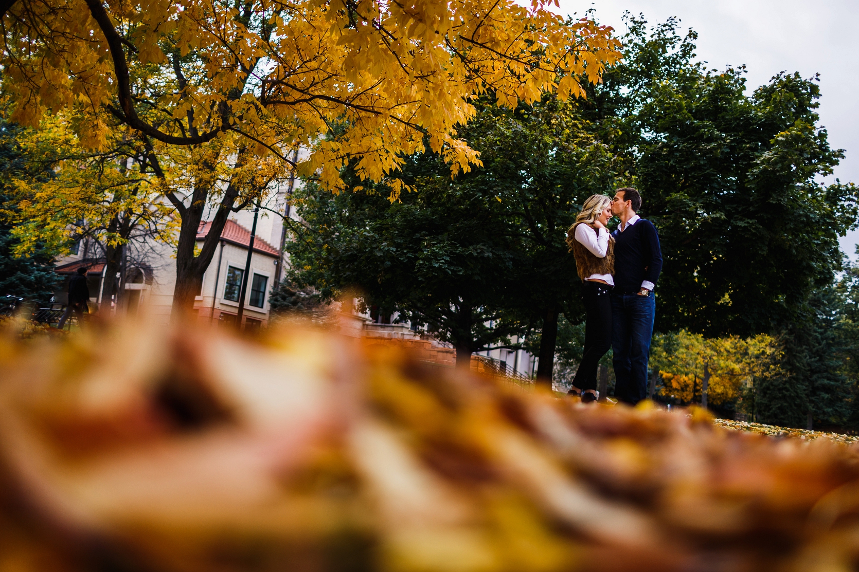 Fall Engagement Photo