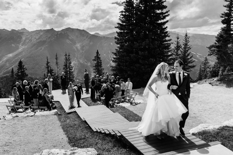 Matt & Kaylee's wedding at the Aspen Wedding Deck