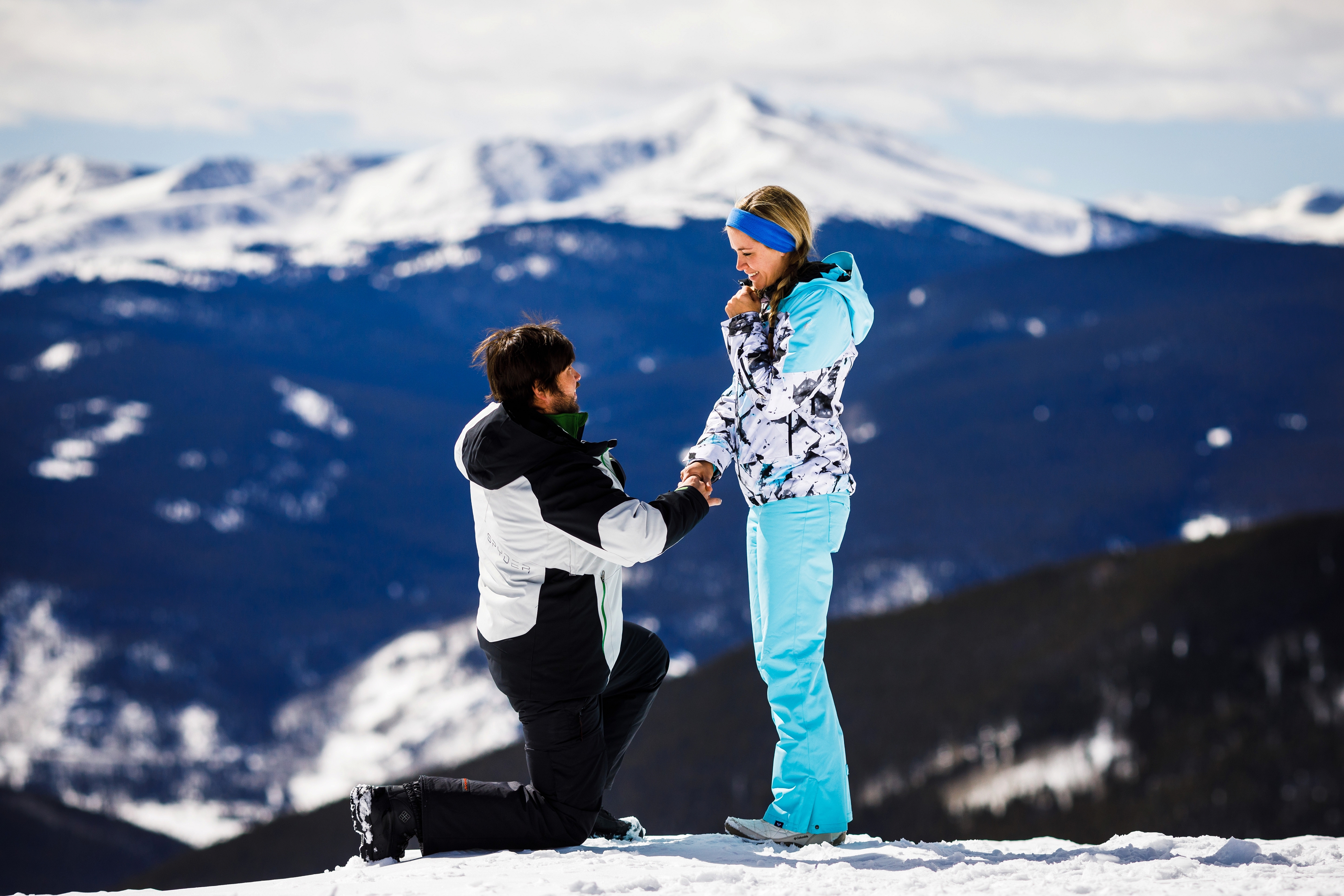 Dustin & Sarah's Colorado Mountain Top Proposal - Top Colorado Mountain ...