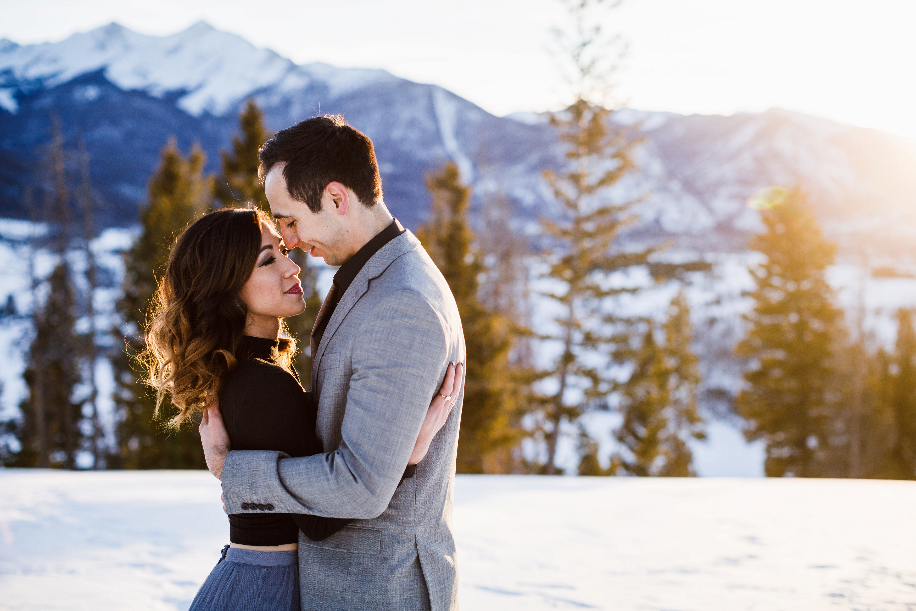 Summit County Engagement Photo