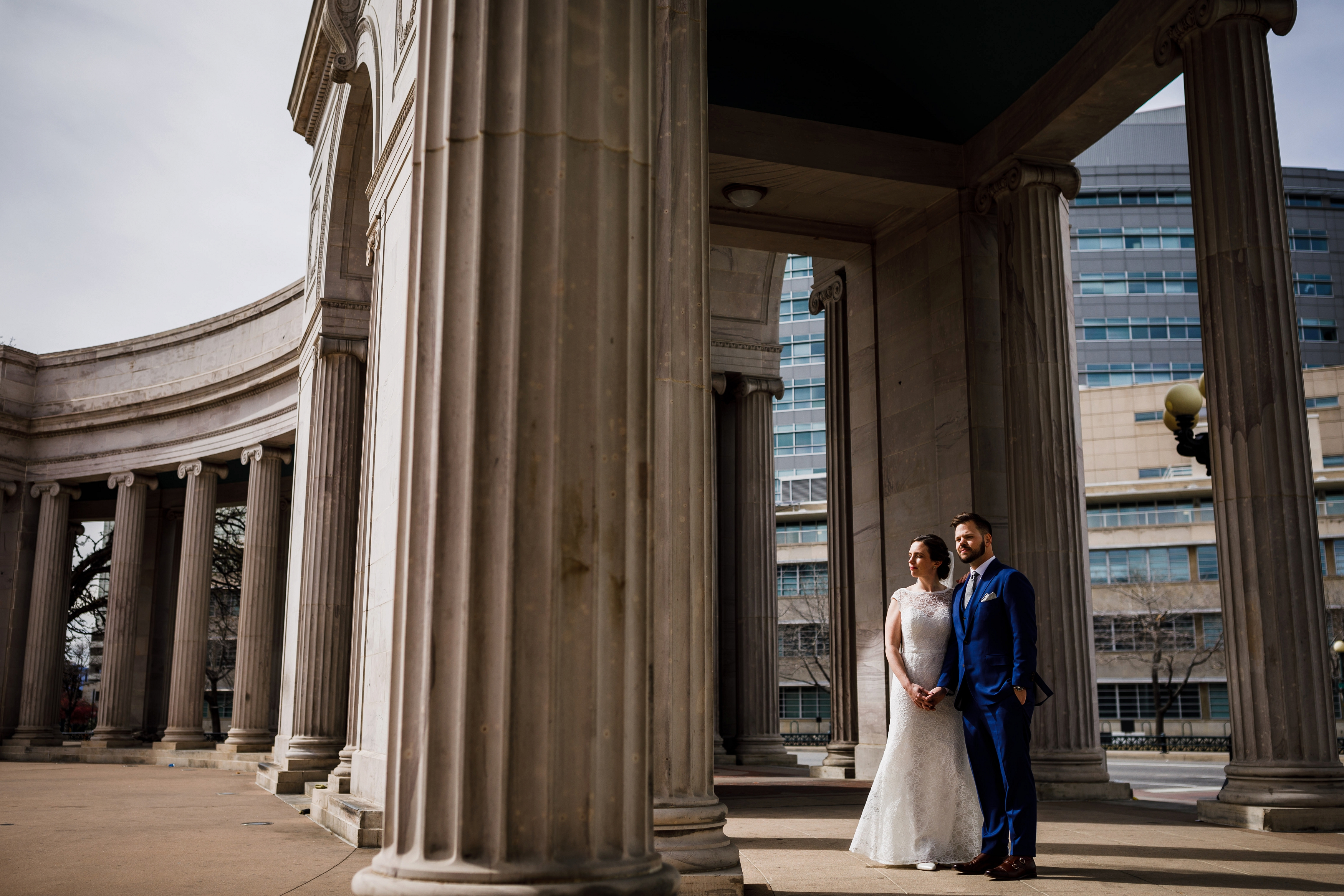 Civic Center Park Wedding Photo