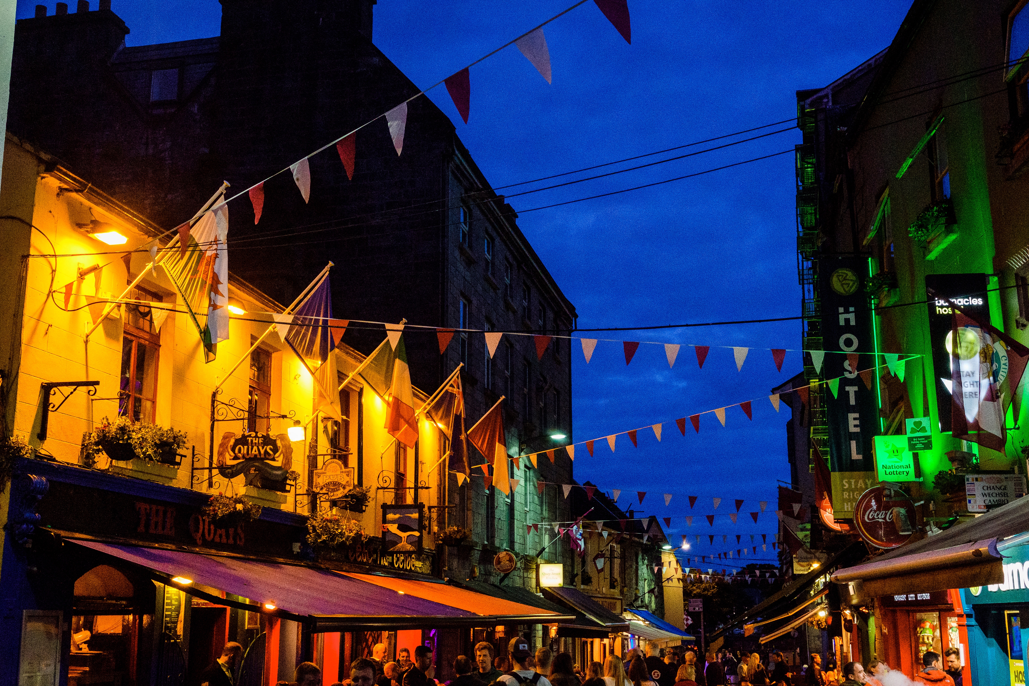 Quay Street in Galway, Ireland