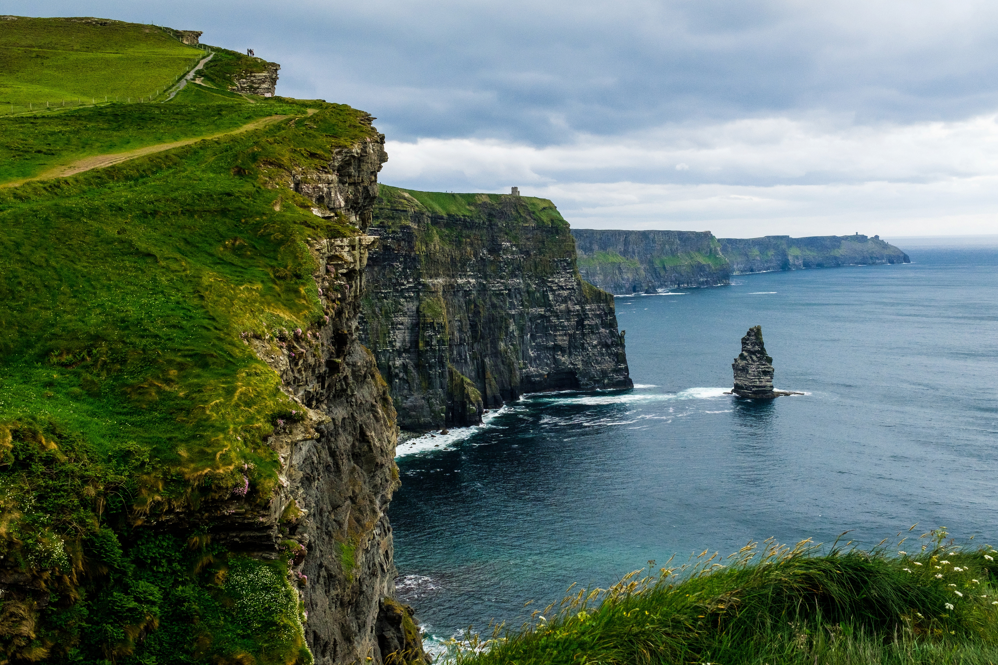 Cliffs of Moher in Spring of 2017 in Ireland