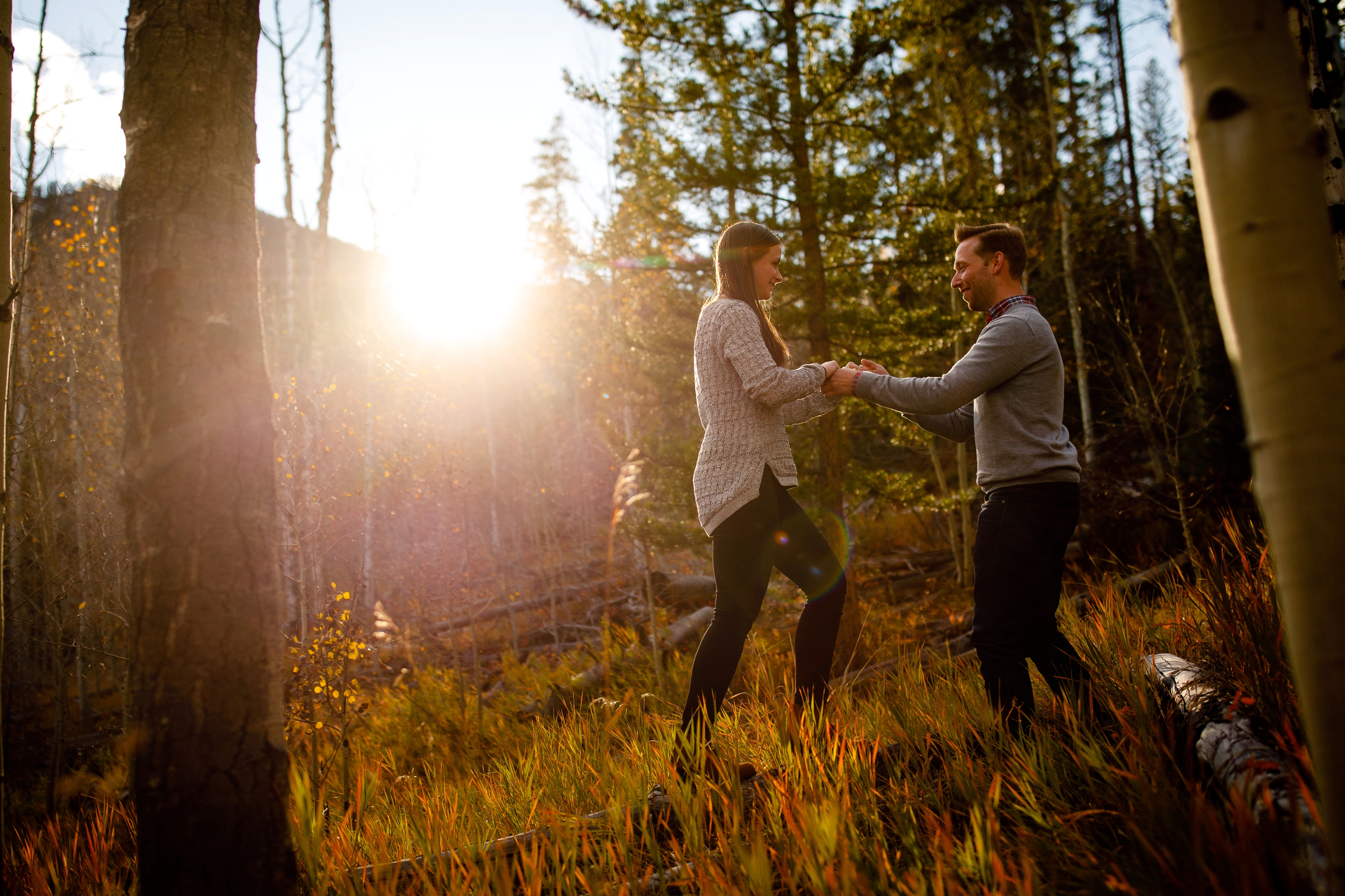 Adam & Leah's Frisco Engagement - Top Colorado Mountain Wedding