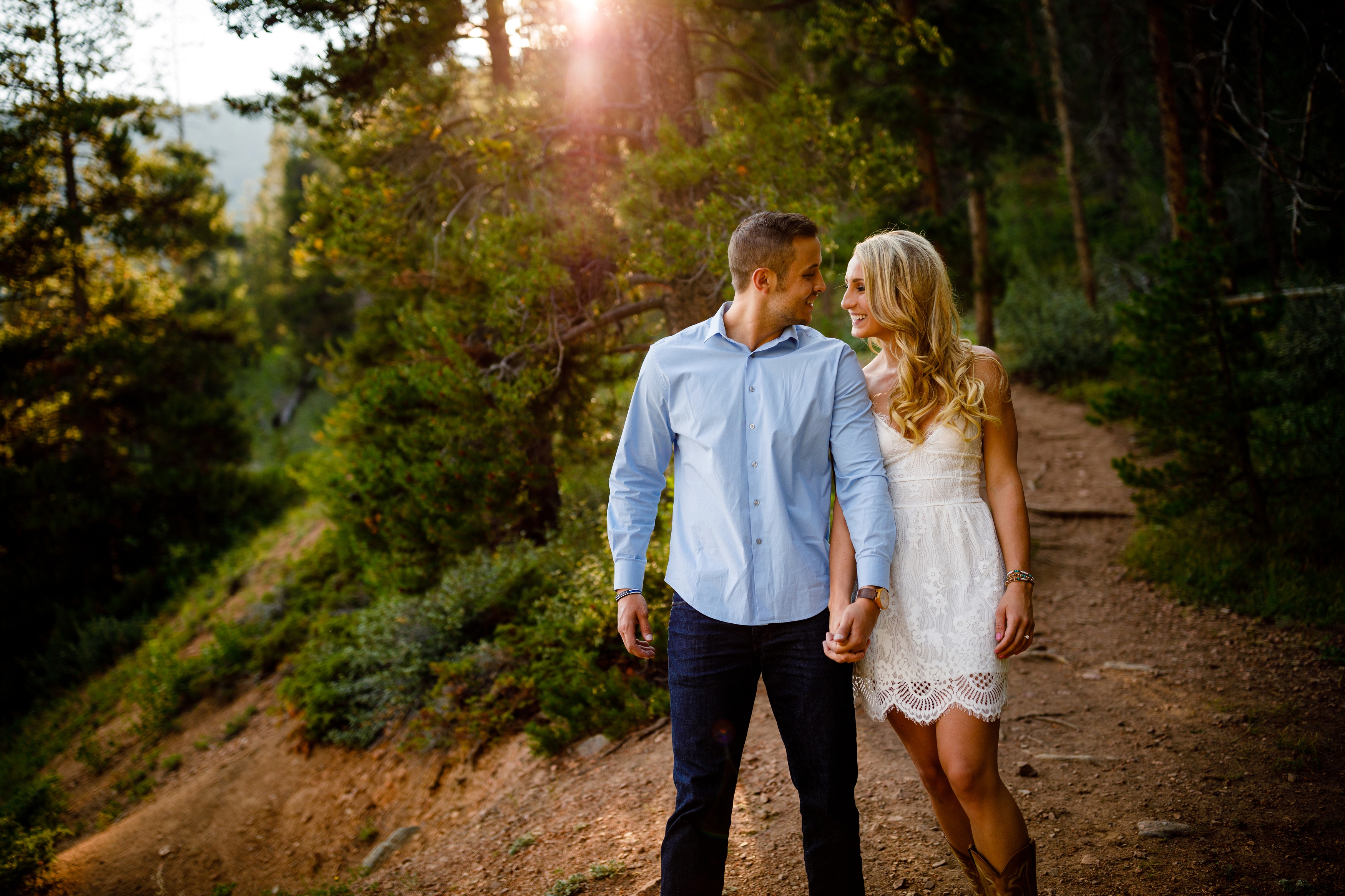 Zach & Katie's Vail Pass Summer Engagement Photos - Top Colorado