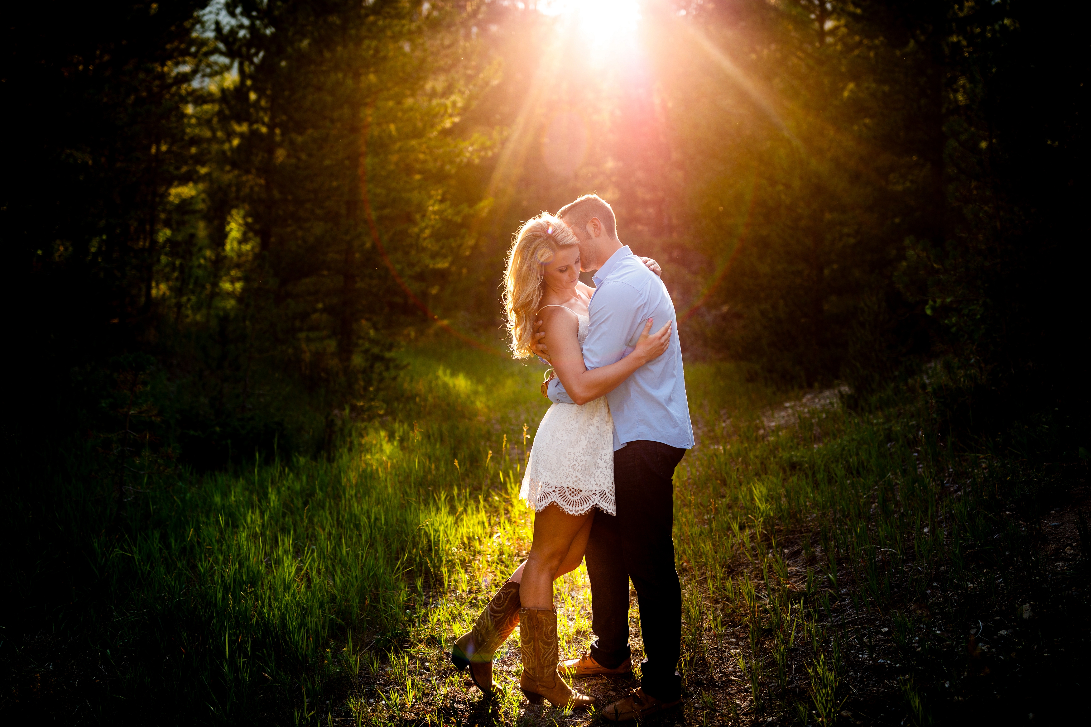 Zach & Katie's Vail Pass Summer Engagement Photos - Top Colorado