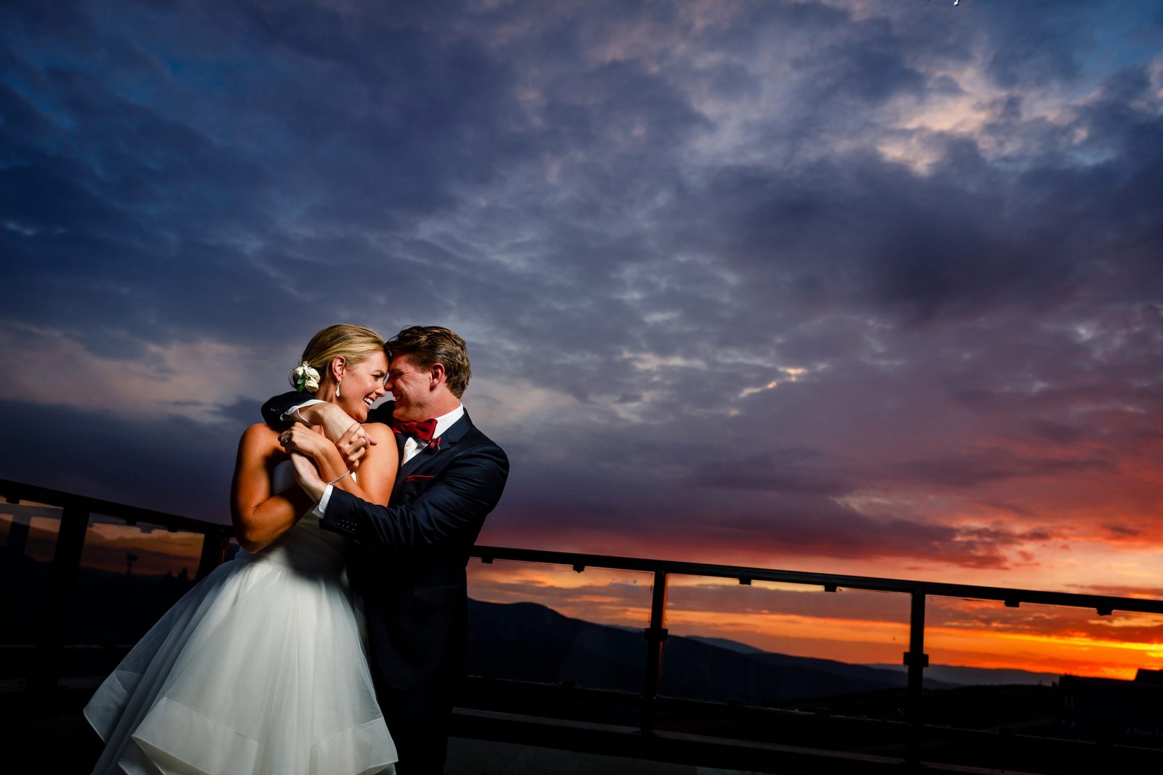 Vail Wedding Deck - Top Colorado Mountain Wedding Photographers