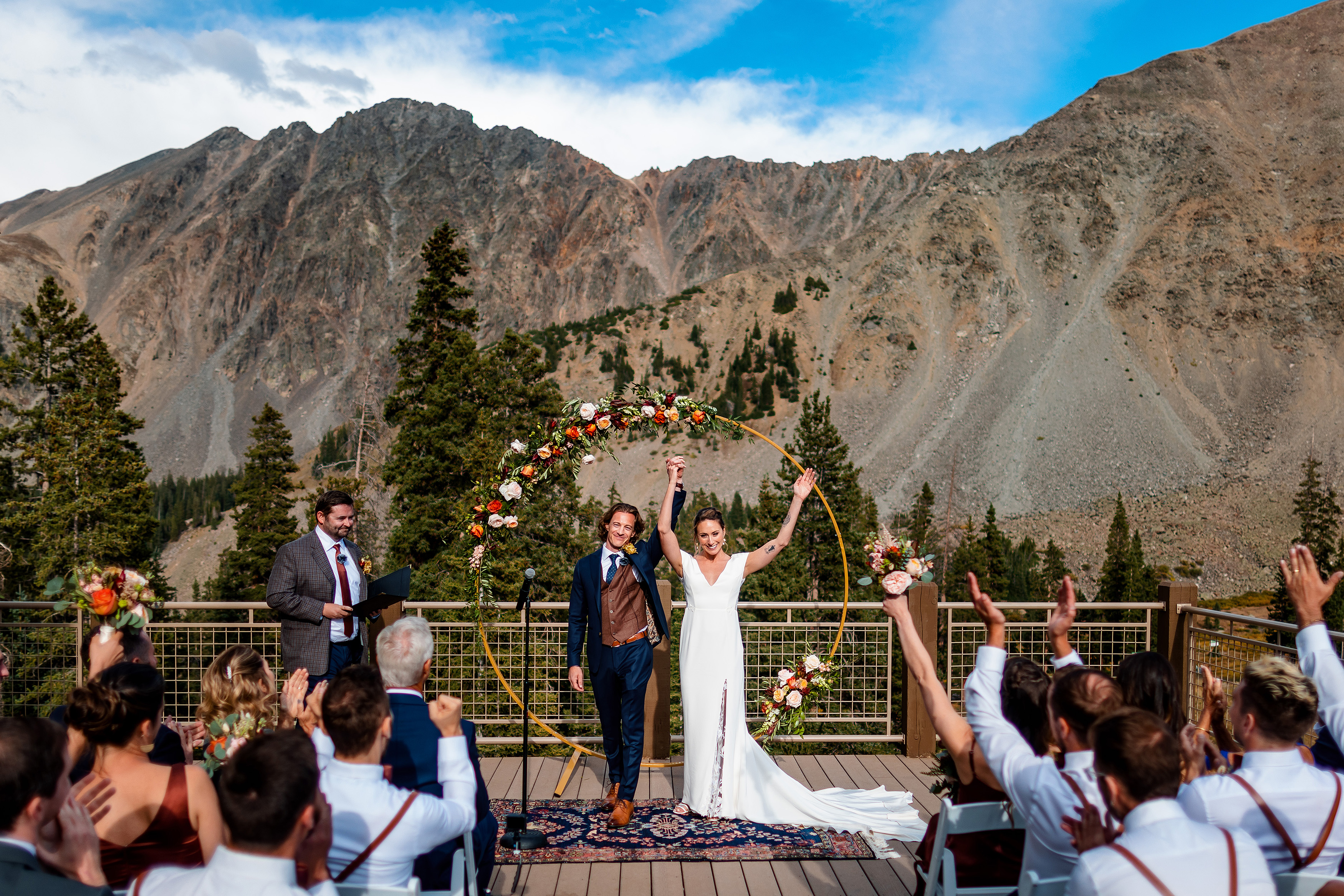 Steven Kiersten s Fall Wedding at Arapahoe Basin Top Colorado